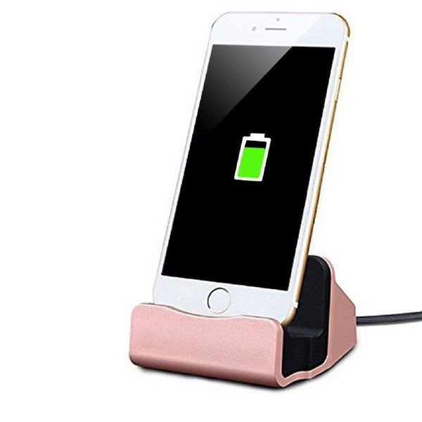 AussieSuperStore Homeware Supplies iPhone Charger Docking Station Charge and Sync Stand for iPhone Pink CBI567CHARGEDOCKPNK