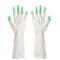 AussieSuperStore Homeware Supplies Kitchen Chores Clean Waterproof Rubber Gloves Green Kitchen Chores Clean Waterproof Rubber Gloves | Long Sleeve Gloves CBKITCENGLOVEGRN