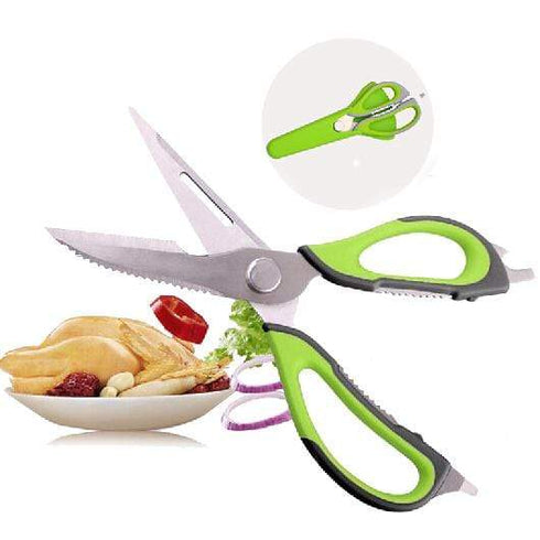 AussieSuperStore Homeware Supplies Kitchen Scissors Knife For Fish Chicken Stainless Steel Multi-function Cutter Shears Cooking Tools MultiFunc Kitchen Scissors Knife Stainless Steel Cutter Cooking Tool CBMULTISCISSORS