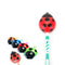 AussieSuperStore Homeware Supplies Lady Beetle Toothbrush Holder Suction Cup Lady Beetle Toothbrush Holder Bathroom Hanger with Suction Cup CBTOOTHBRUSHHOLDER