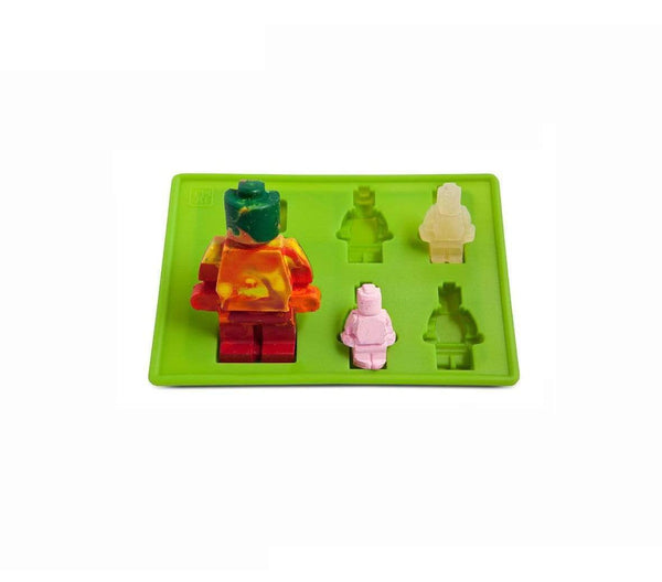 AussieSuperStore Homeware Supplies Lego Brick Mini-figure Robot Man Ice Cube Baking Chocolate Making Mould Tray Lego Brick Robot Man Ice Cube Baking Chocolate Making Mould Tray CBBROBOTICETRAY