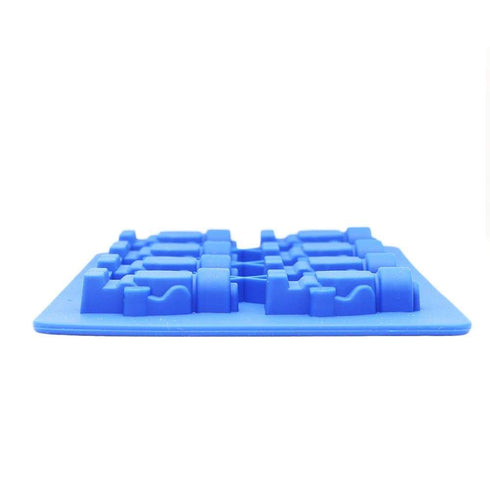 AussieSuperStore Homeware Supplies Lego Brick Mini-figure Robot Man Ice Cube Baking Chocolate Making Mould Tray Lego Brick Robot Man Ice Cube Baking Chocolate Making Mould Tray CBROBOTICETRAYBLU