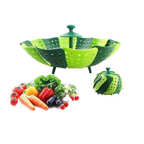 AussieSuperStore Homeware Supplies Lotus Folding Non-scratch Steamer Basket Cookware for Fruit & Vegetable Steamer Basket Lotus Folding Non-scratch Steamer Basket Kitchen Tool Fruit Vegetable CBLOTUSSTEAMER