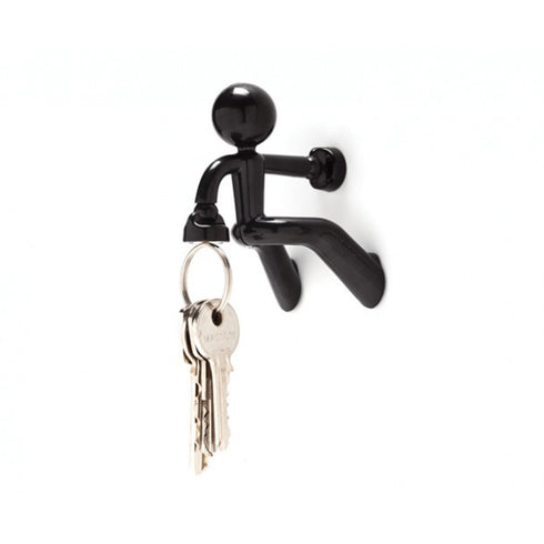 AussieSuperStore Homeware Supplies Magno-Man Magnetic Keyring Holder - Black Magno-Man Magnetic Keyring Holder | Magno-Man Keys decoration Holder BGMAGNOMAN-BLK