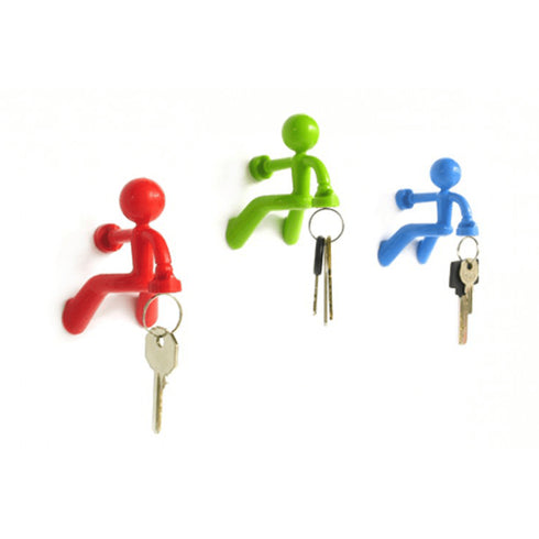 AussieSuperStore Homeware Supplies Magno-Man Magnetic Keyring Holder - Red Magno-Man Magnetic Keyring Holder | Magno-Man Keys decoration Holder BGMAGNOMAN-RED