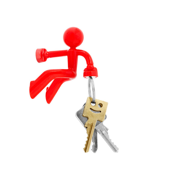 AussieSuperStore Homeware Supplies Magno-Man Magnetic Keyring Holder - Red Magno-Man Magnetic Keyring Holder | Magno-Man Keys decoration Holder BGMAGNOMAN-RED