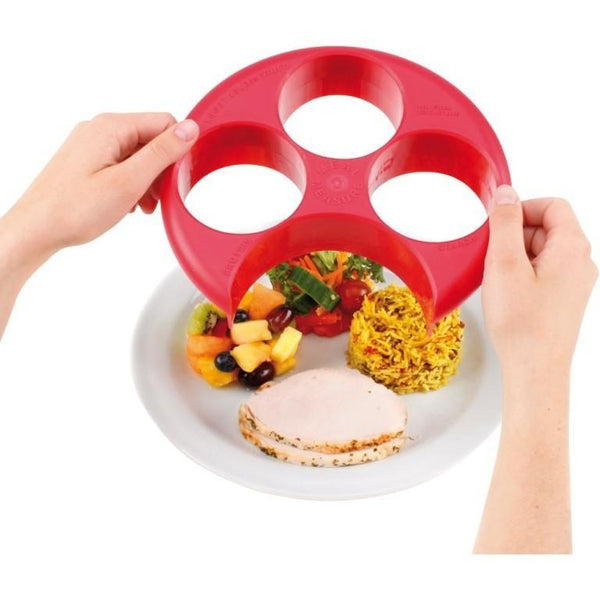 AussieSuperStore Homeware Supplies Meal measure Portion Control Plate (20.5*5.5cm) Meal measure Portion Control Plate | Weight loss Meal Control Cookware CBMEALMEASURE