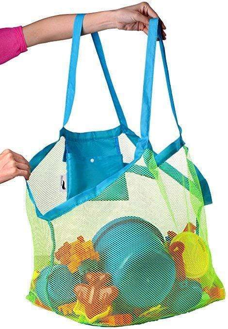 AussieSuperStore Homeware Supplies Mesh Sandproof and Waterproof Storage Beach Bag Tote Extra Large Mesh Sandproof and Waterproof Storage Beach Bag Tote CBBEACHTOYBAG