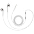 AussieSuperStore Homeware Supplies Metallic Plated Stereo Ear-pods with Volume Control & Mic Silver Metallic Plated Stereo Earpods Volume Control & Mic Headset Earphones CBIP4G14431S