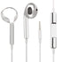 AussieSuperStore Homeware Supplies Metallic Plated Stereo Ear-pods with Volume Control & Mic Silver Metallic Plated Stereo Earpods Volume Control & Mic Headset Earphones CBIP4G14431S