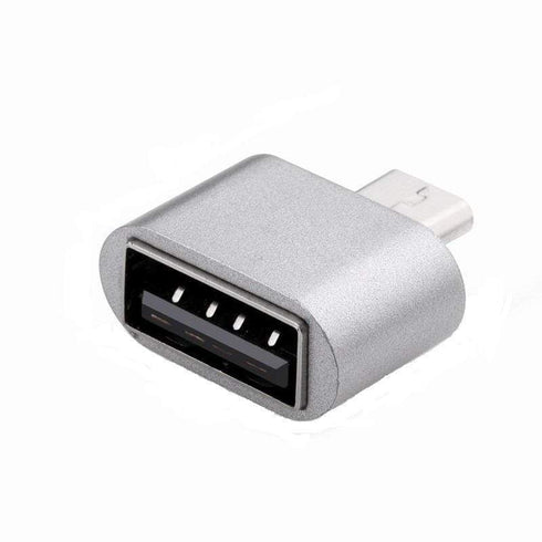 AussieSuperStore Homeware Supplies Micro USB Male to USB Female Cable Adapter For Samsung Android Smartphone Tablet (Silver) Micro USB Male to USB Female Cable Adapter Smartphone Tablet (Silver) ZMV8OTGUSBSLV