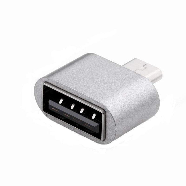 AussieSuperStore Homeware Supplies Micro USB Male to USB Female Cable Adapter For Samsung Android Smartphone Tablet (Silver) Micro USB Male to USB Female Cable Adapter Smartphone Tablet (Silver) ZMV8OTGUSBSLV