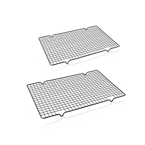 AussieSuperStore Homeware Supplies Nonstick Baking Cooling Rack Grid - Bakers Essential Tool (25*40cm) Nonstick Baking Cooling Rack Grid Bakers Essential Tool Bakeware Tray BKCOOLRACK254