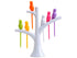 AussieSuperStore Homeware Supplies Novelty Fruit Platter Server Bird Tree Top Stand & Fork Toothpick Set CBBIRDFRUITFORK