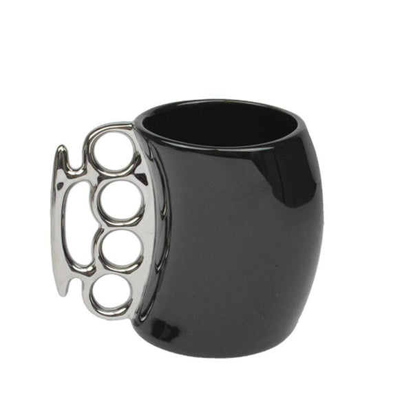 AussieSuperStore Homeware Supplies Novelty Knuckle-Duster Coffee Mug Novelty Knuckle-Duster Tea, Coffee Mug | Drinkware Cups & Glasses CBKA10404