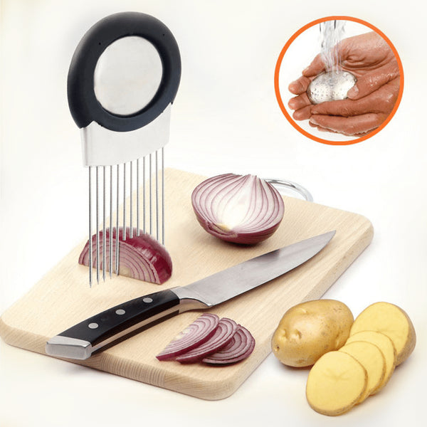 AussieSuperStore Homeware Supplies Onion Holder Newness All-In-One Stainless Steel Onion Holder & Odor Remover Onion Holder All-In-One Stainless Steel Onion Holder & Odor Remover CBONIONHOLDERSET