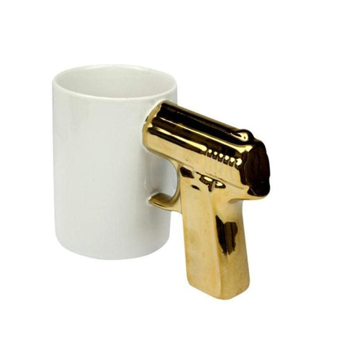 AussieSuperStore Homeware Supplies Pistol Grip Novelty Coffee Mug Pistol Grip Novelty Coffee Tea Mug | Drinkware Cups & Glasses CBKA10405