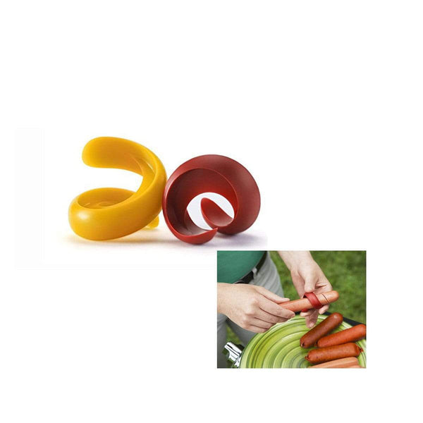 AussieSuperStore Homeware Supplies Quirky Cyclone Weiner Slicer Set of 2 Quirky Cyclone Weiner Slicer Set of 2 | Sausages Spiral Cutter CBWEINERSLICERX2