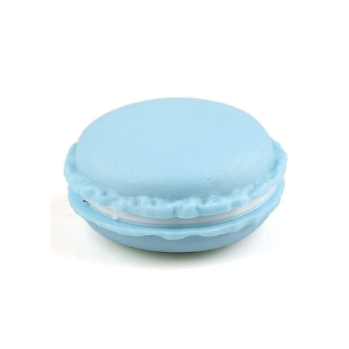 AussieSuperStore Homeware Supplies Round Jewelry Box Mini Macaron Case Storage Blue Round Jewelry Box Macron Case Storage Necklace Earring jewelry Blue CBNMINIJEWELRYBOXBLU