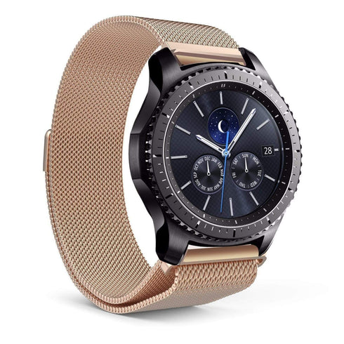 AussieSuperStore Homeware Supplies Samsung Gear S3 Milanese Magnetic Loop Stainless Steel Watch Strap Rose Gold Samsung Gear S3 Milanese Magnetic Loop Stainless Steel Watch Strap CBS3MILANBANDRGOLD