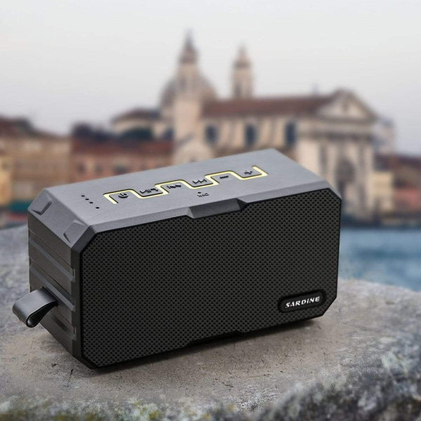 AussieSuperStore Homeware Supplies Sardine - F5 Outdoor IP65 Rugged Portable Waterproof Wireless Bluetooth Speaker Sardine F5 Outdoor Rugg Portable Waterproof Wireless Bluetooth Speaker SDF5BTSPKRIPXBLK