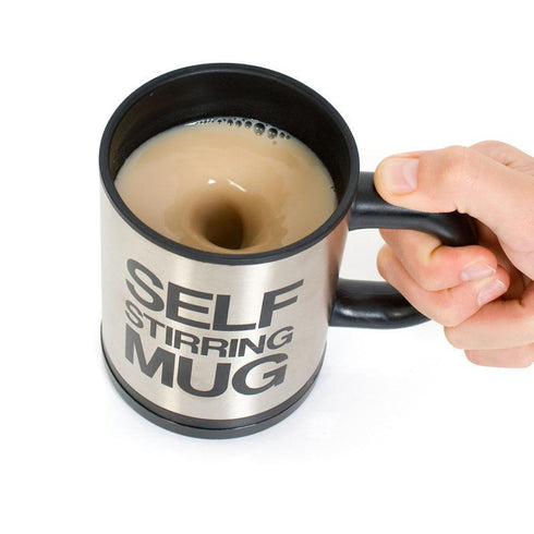 AussieSuperStore Homeware Supplies Self Stirring Mug Self Stirring Mug | Coffee ,Tea Mugs | Drinkware Cups & Glasses CBSELFMUGBLK