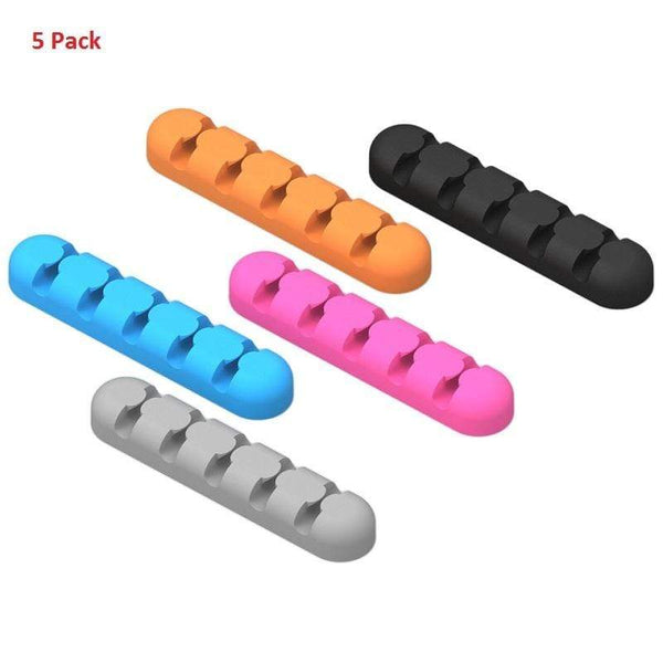 AussieSuperStore Homeware Supplies Smart Cords & Cables Organiser Management Cable Clip Systems ZMCABLEWINDERX5