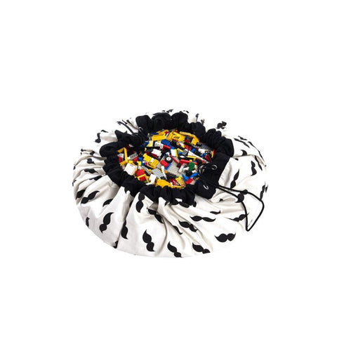 AussieSuperStore Homeware Supplies Smart Lego Kids Tidy Toy Mat Carpet Playmat and Storage Basket Smart Lego Kids Tidy Toy Mat Carpet Playmat and Storage Bag Basket CBTOYBAGBEARD