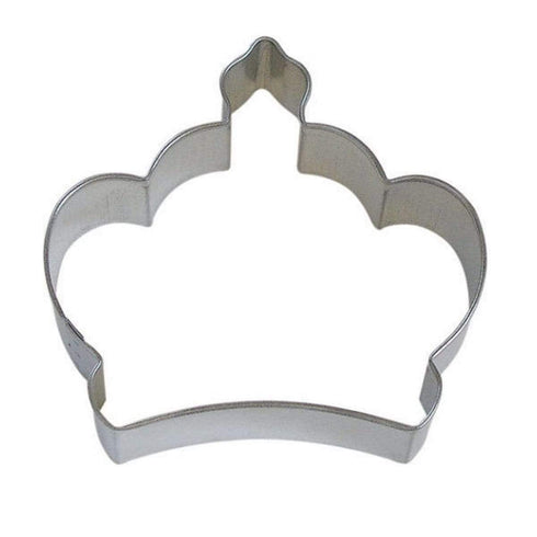 AussieSuperStore Homeware Supplies Stainless Steel Crown Cookie Cutter Princess Hens Mold Fondant Biscuits CBCROWNCUTTER
