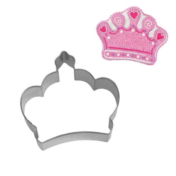 AussieSuperStore Homeware Supplies Stainless Steel Crown Cookie Cutter Princess Hens Mold Fondant Biscuits CBCROWNCUTTER