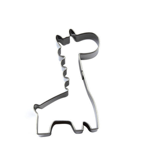 AussieSuperStore Homeware Supplies Stainless Steel Giraffe Animal Cookie Cutter Cake Baking Biscuit Pastry Mould Stainless Steel Giraffe Animal Cookie Cutter Cake Baking Biscuit Mould CBGIRAFFECUTTER