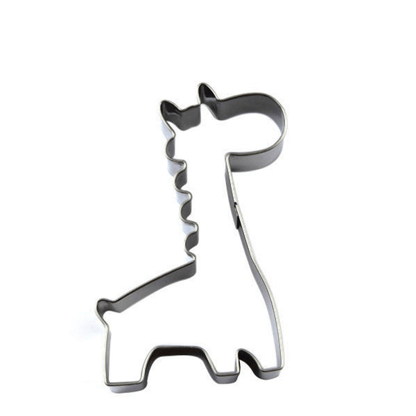 AussieSuperStore Homeware Supplies Stainless Steel Giraffe Animal Cookie Cutter Cake Baking Biscuit Pastry Mould Stainless Steel Giraffe Animal Cookie Cutter Cake Baking Biscuit Mould CBGIRAFFECUTTER