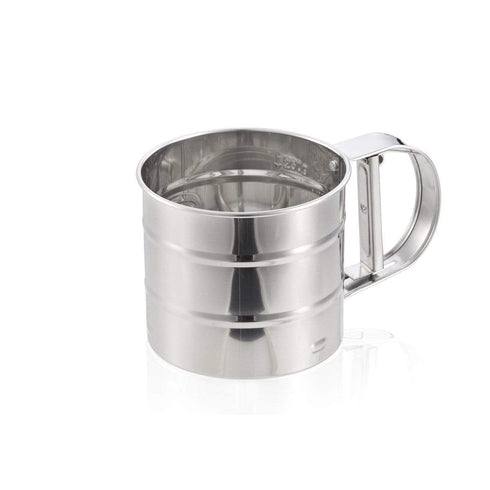 AussieSuperStore Homeware Supplies Stainless Steel Mesh Flour Sifter Sieve Strainer Cake Baking Kitchen CBFLOURSIFTER