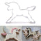 AussieSuperStore Homeware Supplies Stainless Steel Unicorn Horse Cookie Cutter Cake Baking Biscuit Pastry Mould Stainless Steel Unicorn Horse Cookie Cutter Cake Baking Biscuit Mould CBHORSECUTTER