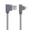 AussieSuperStore Homeware Supplies Super Tough 1m - 90 Degree Angled Lightning USB Charger Cable (Gray) Super Tough Lightning USB Charger Cable for iPhone 7/8/X/iPads (Gray) MOBI78NLELBOWGRAY