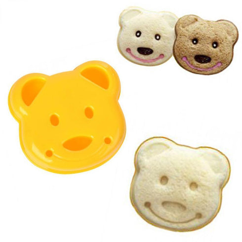 AussieSuperStore Homeware Supplies Teddy Toast Sandwich Kids Cutting Mould Teddy Toast Sandwich Kids Cutting Mould | Bakeware Cutter Molds CBSANDWICHMOLDBER