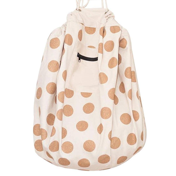 AussieSuperStore Homeware Supplies Tidy Toy Mat Childrens Lego Floor Carpet Playmat Mat and Storage Bag Tidy Toy Mat Childrens Lego Floor Carpet Playmat Mat and Storage Bag CBTOYBAGDOT