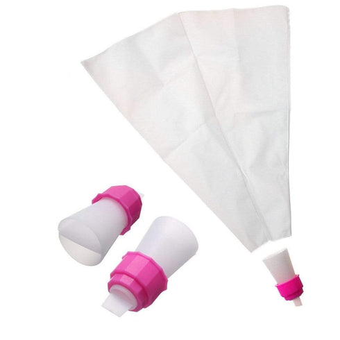 AussieSuperStore Homeware Supplies Two-Color Cake Icing Piping Cream Bakeware Tools Two-Color Cake Icing Piping Cream Pastry bags Converter Bakeware Tools CBPASTRYBAG