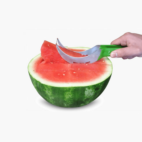 AussieSuperStore Homeware Supplies Watermelon Slicer Juicy Slices Of Melon Fruit Slicer Stainless Steel Smart Kitchen Gadget Watermelon Slicer Fruit Multi-Purpose Stainless Steel Kitchen Gadget CBFRUITCUTTER