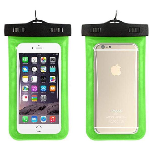 AussieSuperStore Homeware Supplies Waterproof Case Dry Bag Green Waterproof Case Dry Bag Apple Samsung HTC LG Sony Nokia Motorola CBWATERPROOFCASEGRN