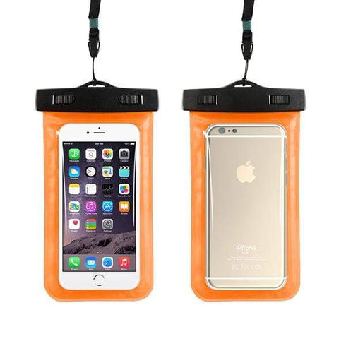AussieSuperStore Homeware Supplies Waterproof Case Dry Bag Orange Waterproof Case Dry Bag Apple Samsung HTC LG Sony Nokia Motorola CBWATERPROOFCASEORG