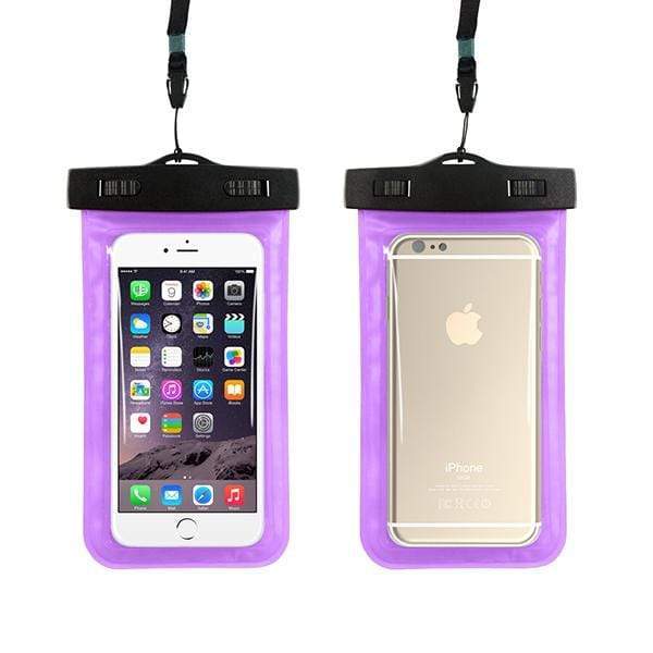 AussieSuperStore Homeware Supplies Waterproof Case Dry Bag Purple Waterproof Case Dry Bag Apple Samsung HTC LG Sony Nokia Motorola CBWATERPROOFCASEPUR