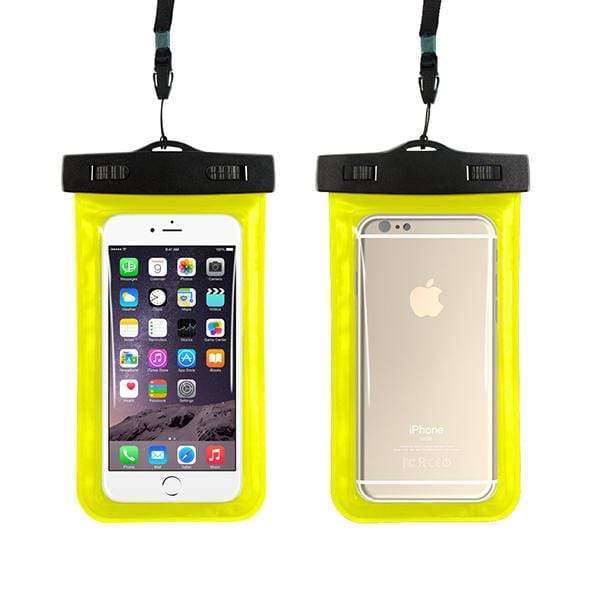 AussieSuperStore Homeware Supplies Waterproof Case Dry Bag Yellow Waterproof Case Dry Bag Apple Samsung HTC LG Sony Nokia Motorola CBWATERPROOFCASEYEL