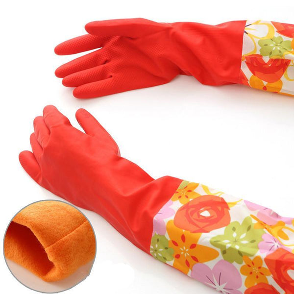 AussieSuperStore Homeware Supplies Waterproof Household Glove Warm Water Cleaning Rubber Glove Waterproof Household Glove Warm Glove Water Cleaning Rubber Glove CBHOUSEHOLDGLOVE