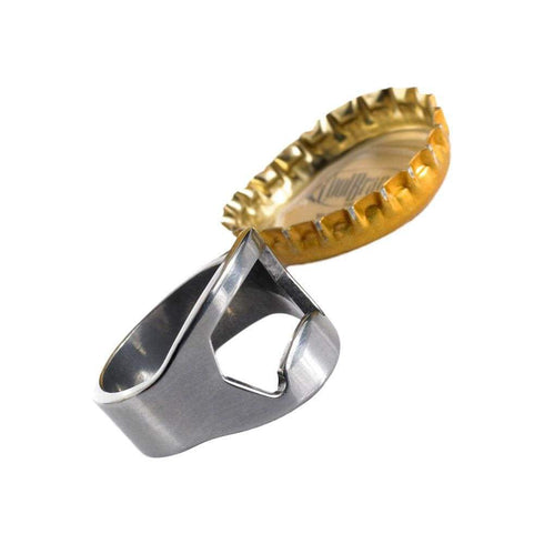 AussieSuperStore Homeware Supplies Wearable Beer Bottle Opener Ring Barware Drinking Gift for Guys Wearable Beer Bottle Opener in Ring Barware Drinking Gift for Guys CBRINGBEEROPENER