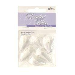 AussieSuperStore Jewellery Making Supplies Acrylic Teardrop Beads (in 3 size) Acrylic Teardrop Beads | Jewellery Making Beads| Jewellery Making Supplies