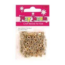 AussieSuperStore Jewellery Making Supplies Alphabet Cube Beads (in 3 colours) Alphabet Cube Beads | Jewellery Making Beads | Kids Beads