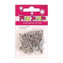 AussieSuperStore Jewellery Making Supplies Alphabet Cube Beads (in 3 colours) Alphabet Cube Beads | Jewellery Making Beads | Kids Beads