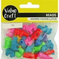 AussieSuperStore Jewellery Making Supplies Assorted Animals Shaped Beads Assorted Animals Shaped Beads | Jewellery Making Beads | Jewellery Making Supplies 9331468054726 VJY625