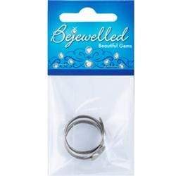 AussieSuperStore Jewellery Making Supplies Base Dark Silver Ring Base Adjustable (in 2 colors) Ring Base Adjustable(in 2 colors)|Jewellery Making Accessories findings 9323823187378 RH032